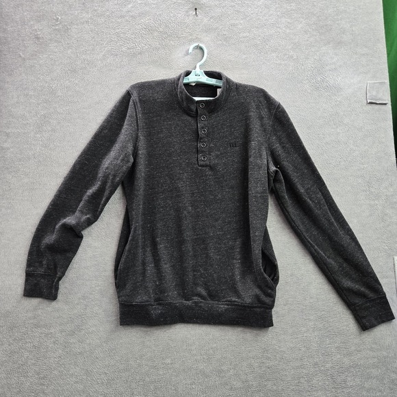 Travis Mathew Other - Travis Mathew Men Sweater M Charcoal Button Henley Long Sleeve